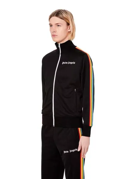 Palm Angels Track Jacket Light Blue Outerwear - 9