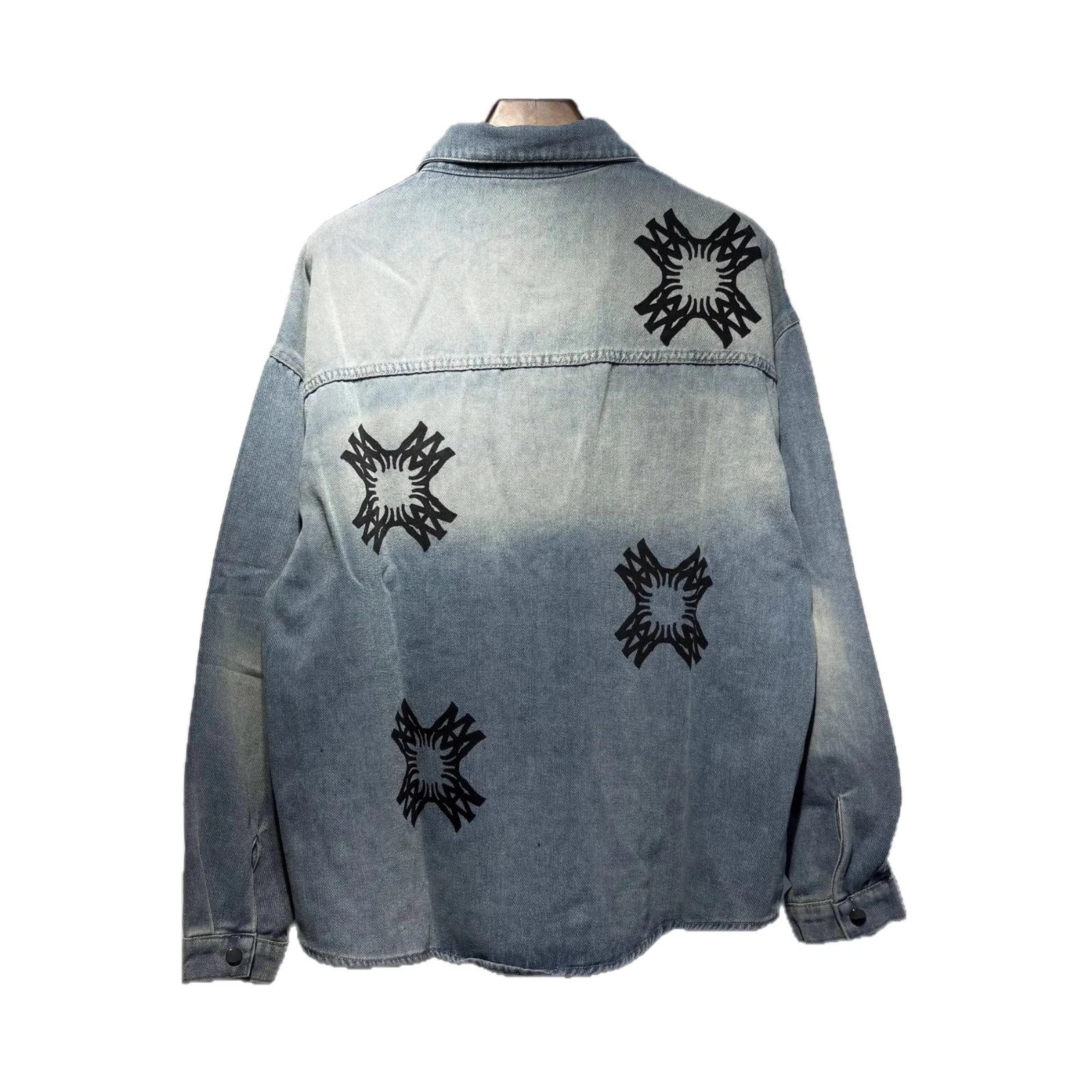 A@MI Letter Logo Denim Jacket