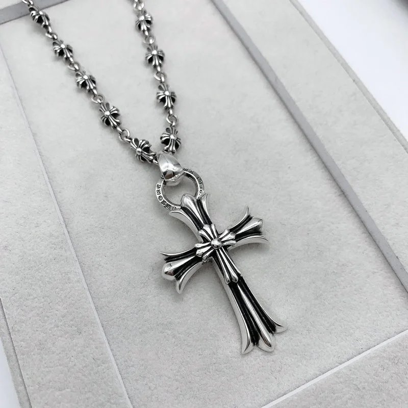 Cross Pendant Chain Sweater photo 2