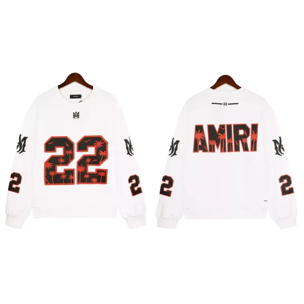 Amiri Palm Tree 22 Graphic Hoodie White - 1
