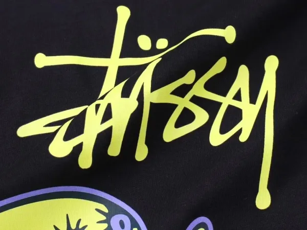 Stussy x Cartoon Character Pocket Tee White T-Shirt - 8