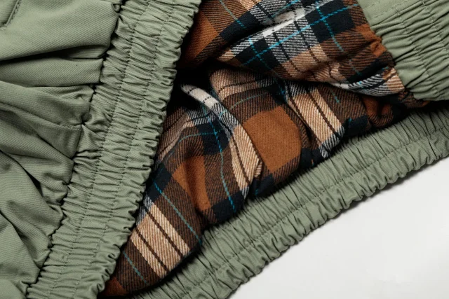 Polo Ralph Lauren Jackets Zip-Front Jacket with Corduroy Collar and Plaid Lining product detail image 10