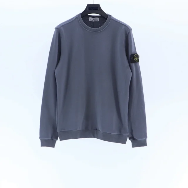 Stone Island Hoodies & Sweatshirts Crewneck sweatshirt with compass sleeve badge product detail image 12