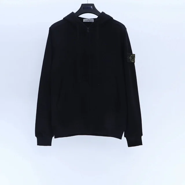 Stone Island Hoodies & Sweatshirts Crewneck sweatshirt with compass sleeve badge product detail image 21