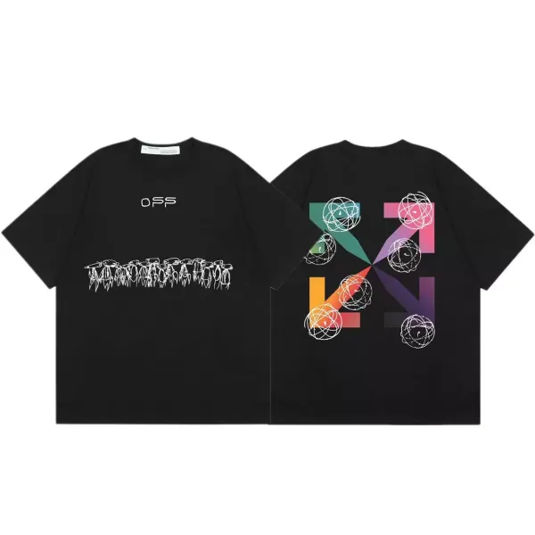 Off-White Graphic Print Black T-Shirt - 1