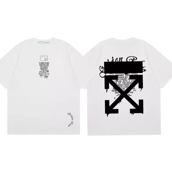 Off-White Industrial Print T-Shirt White - 1