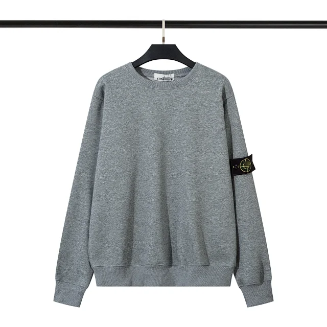 Stone Island Hoodies & Sweatshirts Crewneck sweatshirt with compass sleeve badge product detail image 29