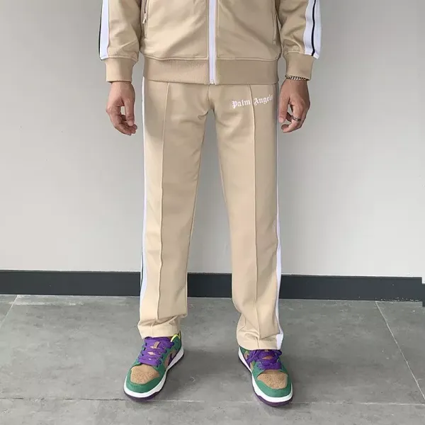 Palm Angels Track Pants Light Blue with White Side Stripe Pants - 15