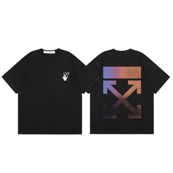 Off-White Arrow Gradient Print T-Shirt Black - 1