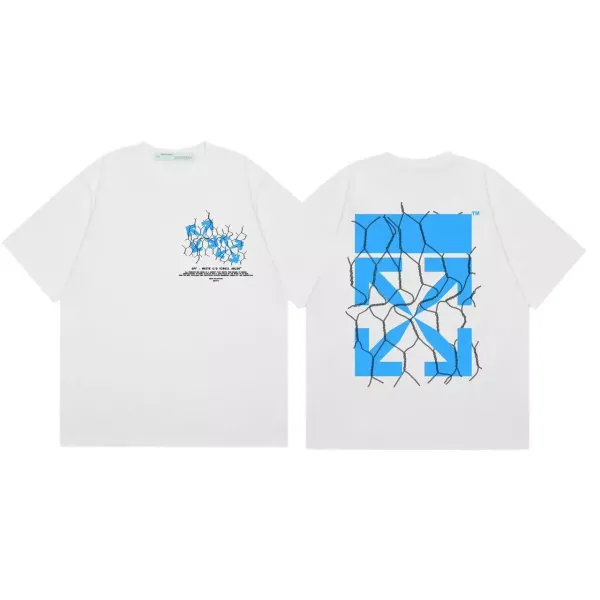 Off-White Virgil Abloh Molecular T-Shirt White - 1