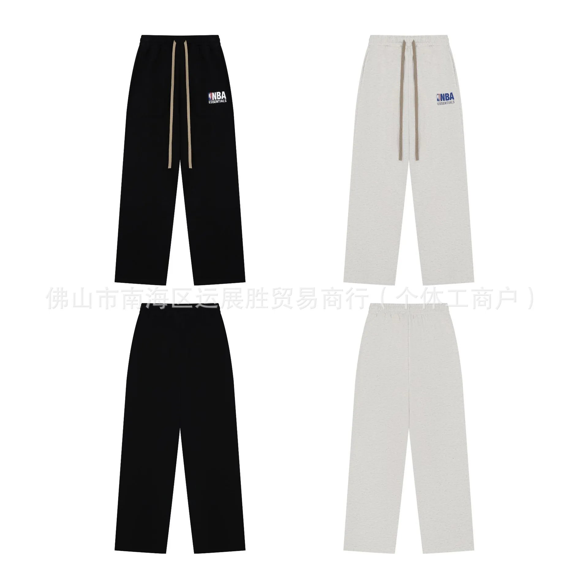 NBA Essentials Logo Sweatpants Light Gray - 11