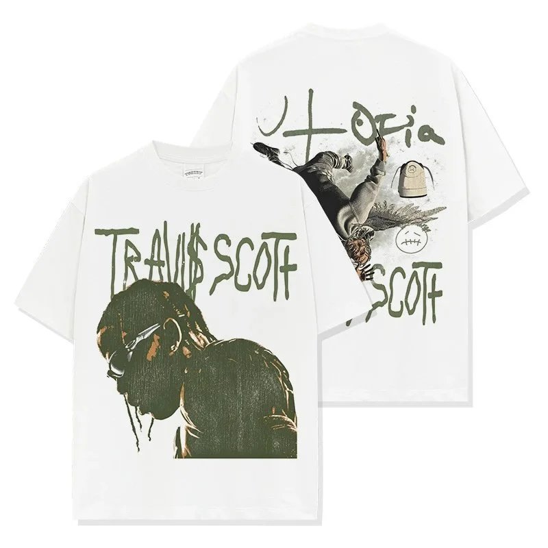 Travis Scott x Cactus Jack 'Huncho' Graphic T-Shirt White - 1