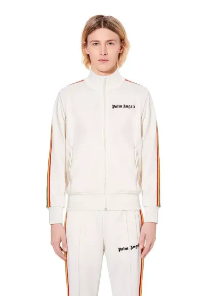 Palm Angels Track Jacket Light Blue Outerwear - 13