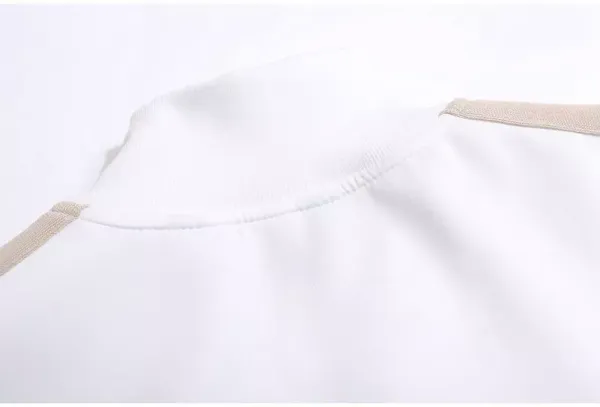 Palm Angels Track Jacket White Beige Stripe Outerwear - 21