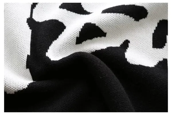 Stussy Script Logo Knit Sweater Black - 10
