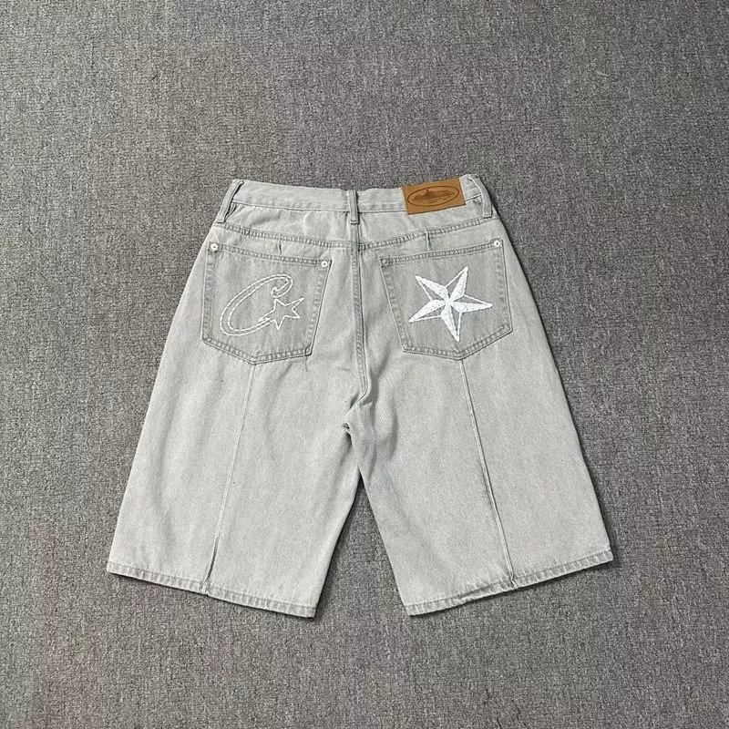 Corteiz Star Embroidered Denim Shorts photo 3