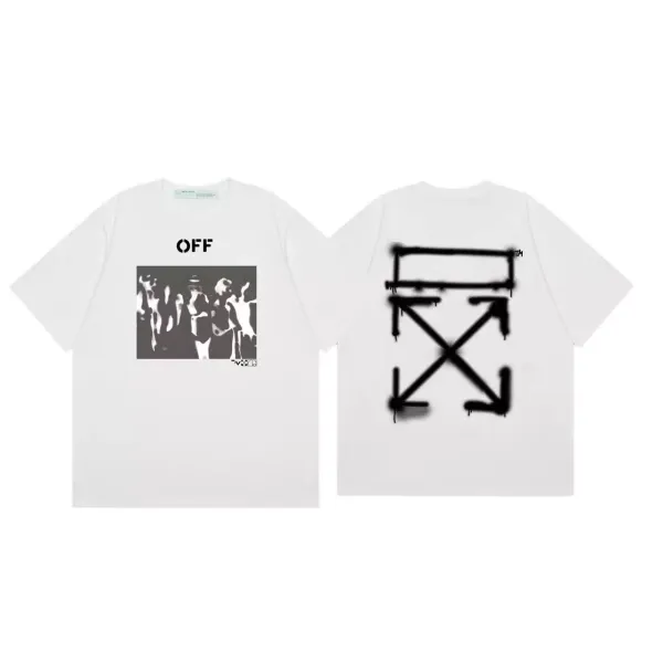 Off-White Spray Paint Arrow T-Shirt White - 1