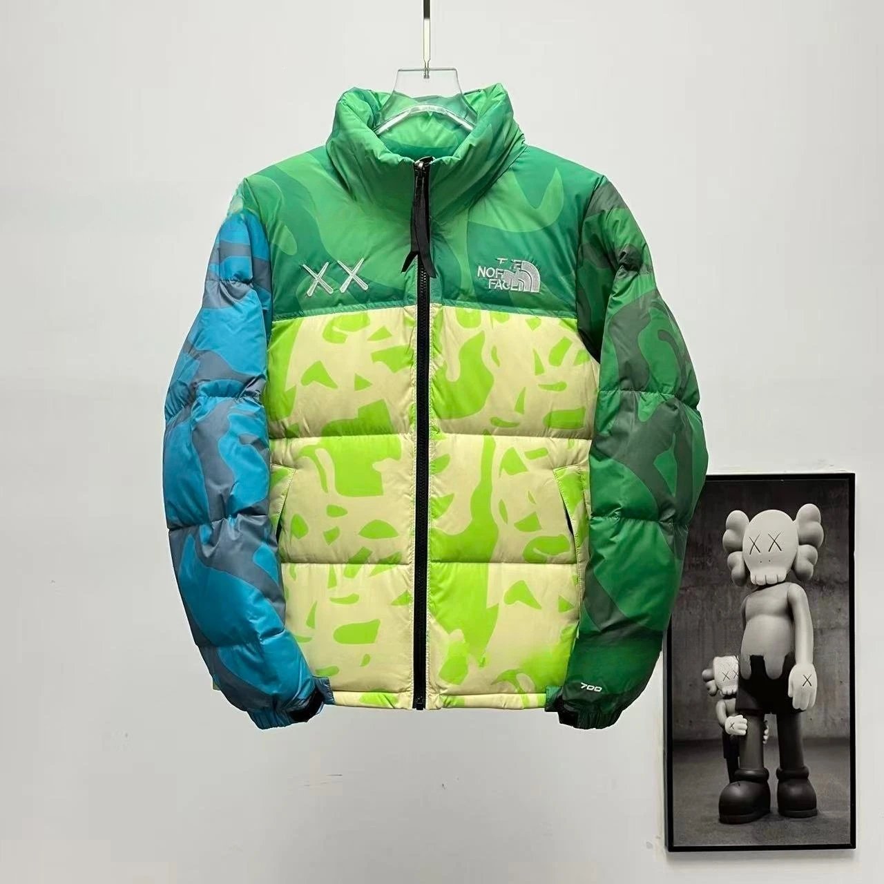 1996 Collab 700 Fill Embroidered Puffer Jacket photo 3