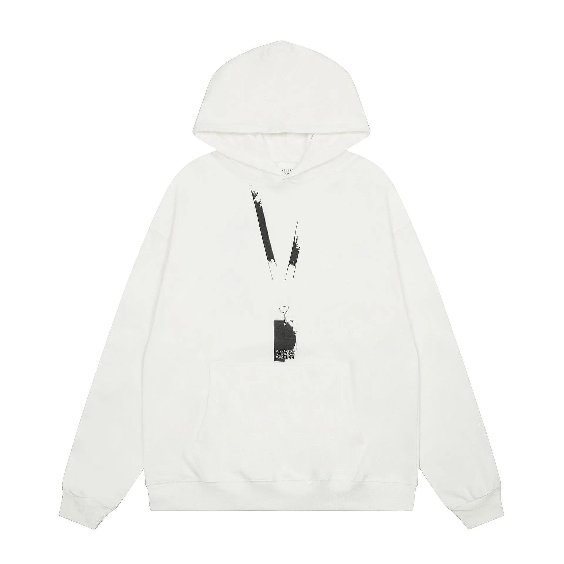 MM6 Autumn and Winter Loose Jacket Casual Hooded Sweatshirt Trendy Print product image