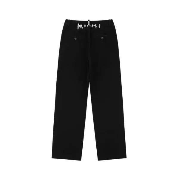 Palm Angels Logo Waistband Pants Army Green - 5