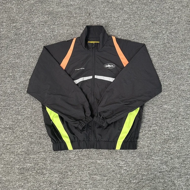 Wind stand collar color-blocked windbreakers for men and women, casual sports suits, jackets, trendy jackets(pic7) Wind stand collar color-blocked windbreakers for men and women, casual sports suits, jackets, trendy jackets