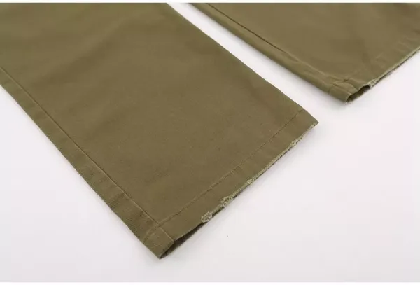 Palm Angels Logo Waistband Pants Army Green - 14