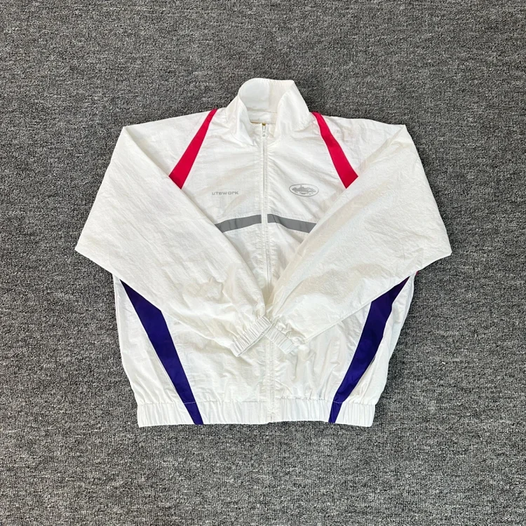 Wind stand collar color-blocked windbreakers for men and women, casual sports suits, jackets, trendy jackets(pic3) Wind stand collar color-blocked windbreakers for men and women, casual sports suits, jackets, trendy jackets