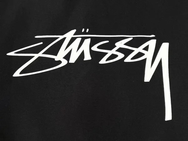 Stussy Script Logo Coach Jacket Beige Outerwear - 6