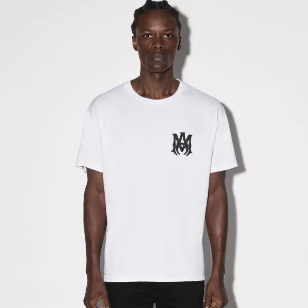 Amiri Dragon Logo Graphic T-Shirt White - 5