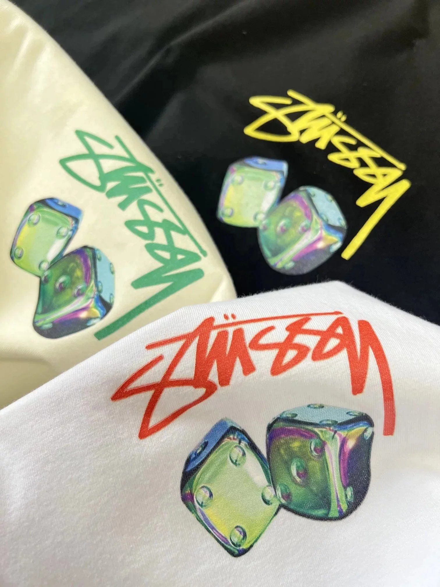 Stussy Rainbow Dice T-Shirt photo 6