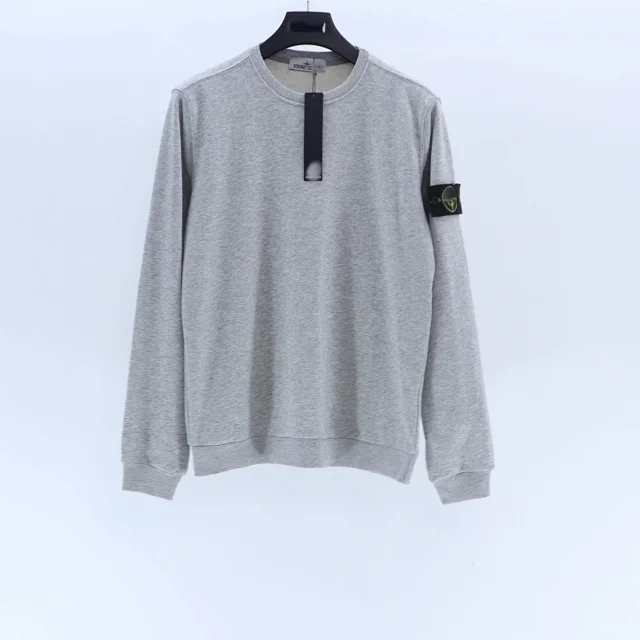 Stone Island Hoodies & Sweatshirts Crewneck sweatshirt with compass sleeve badge product detail image 9