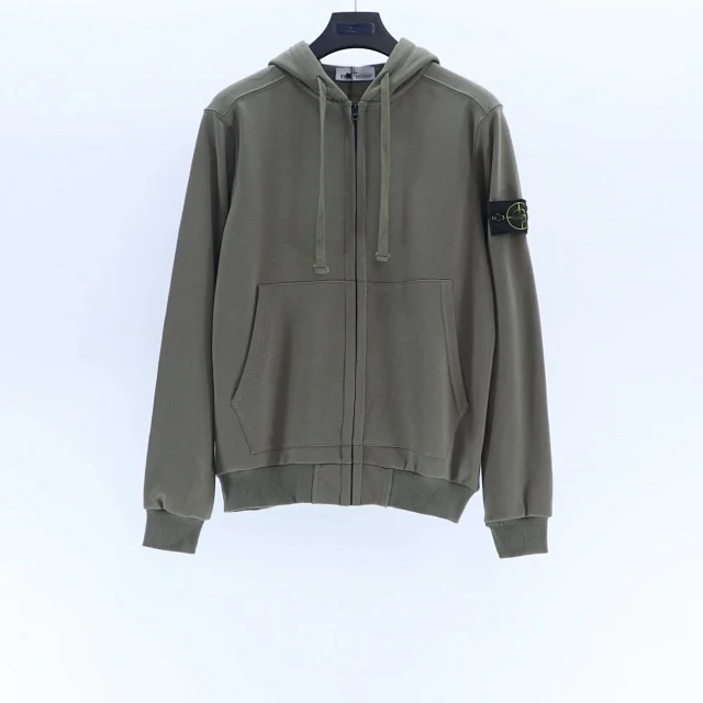 Stone Island Hoodies & Sweatshirts Crewneck sweatshirt with compass sleeve badge product detail image 18