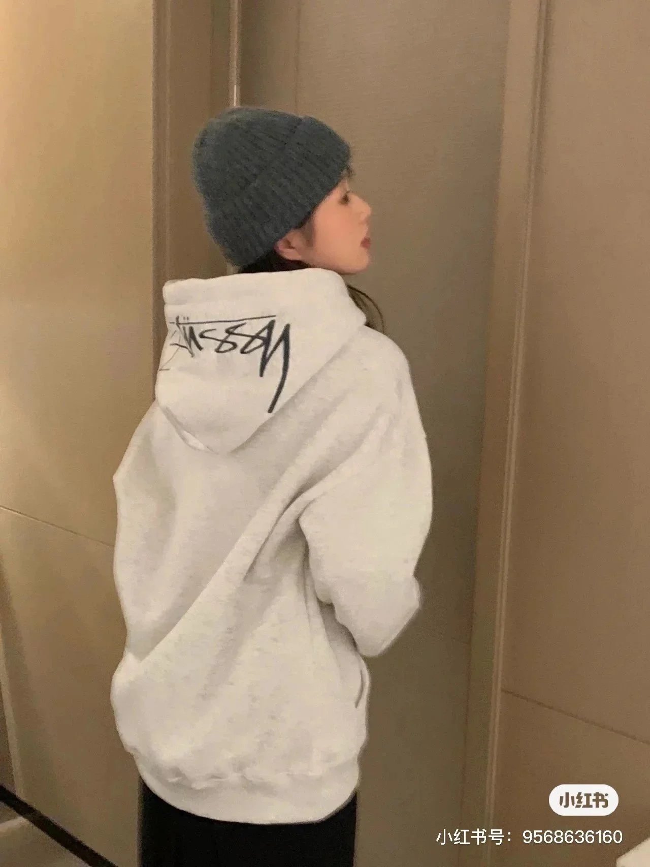 Stussy Hat Embroidered Logo Hoodie photo 8