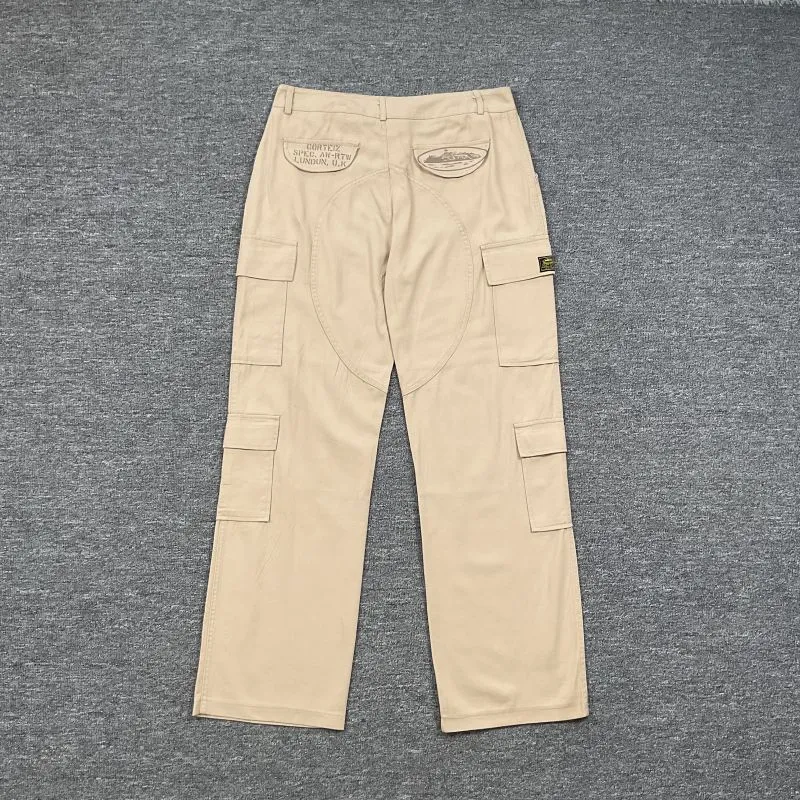 American trendy street work wear straight casual camouflage trousers for men product image