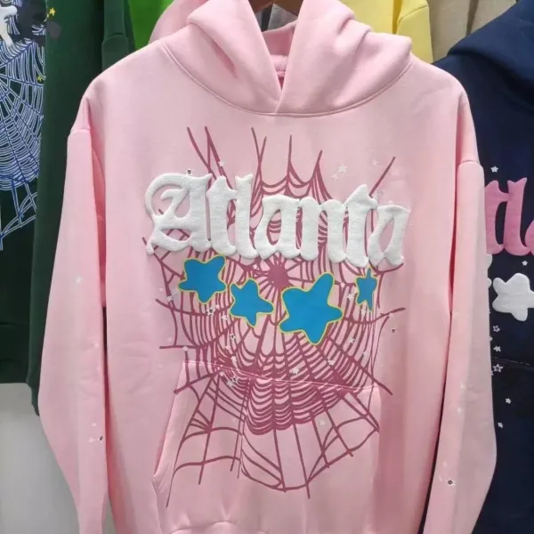 SP5DER Spider Web Hoodie Brown - 9
