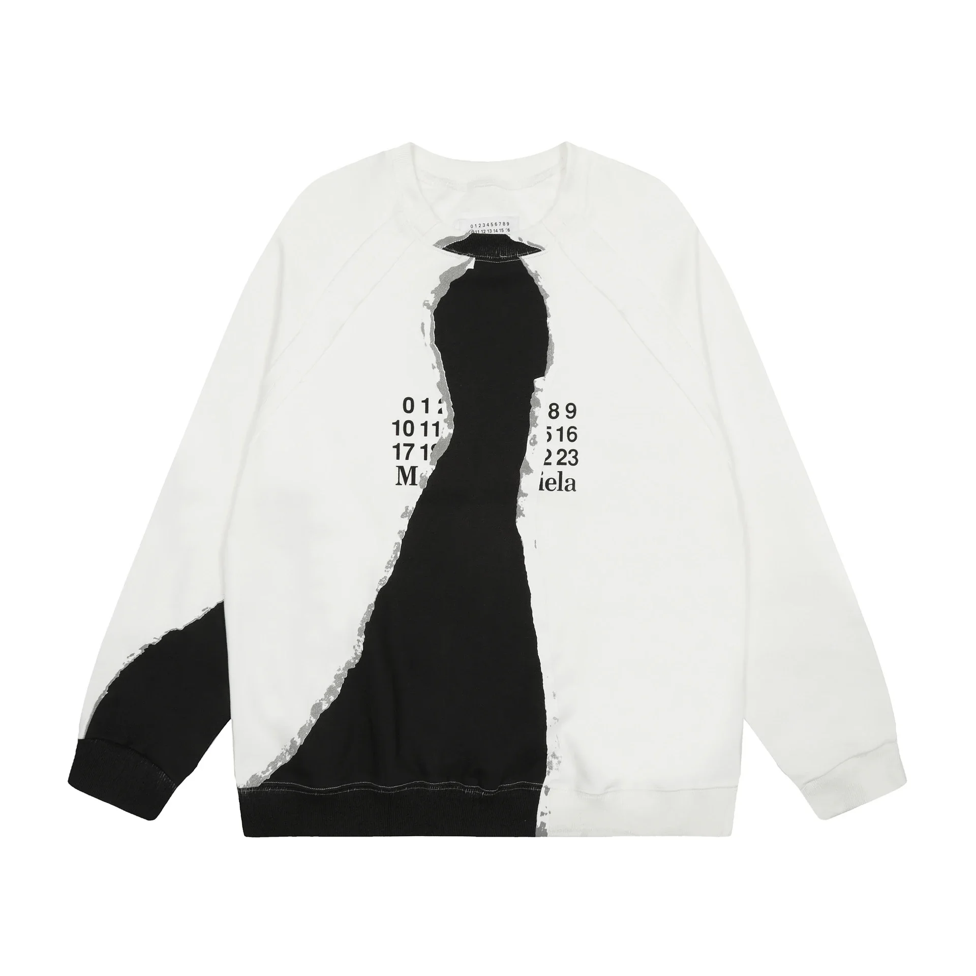 MM6 Autumn and Winter Loose Jacket Casual Hooded Sweatshirt Trendy Print product image
