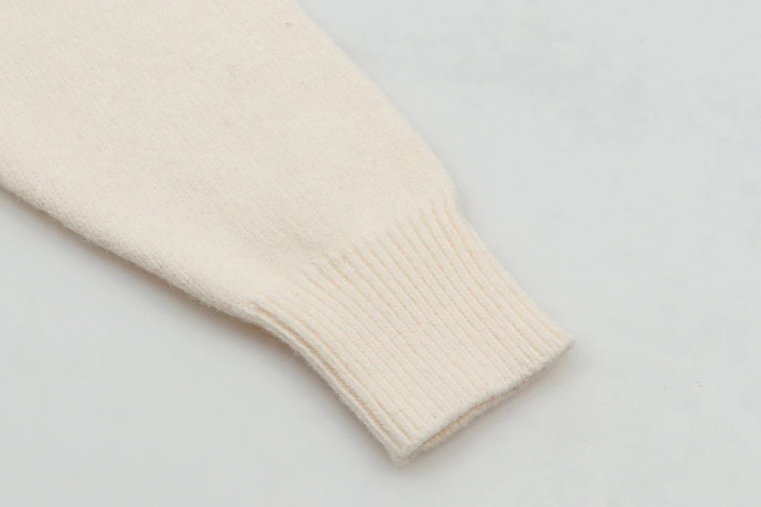 Off-White Letter Crewneck Wool Sweater photo 8