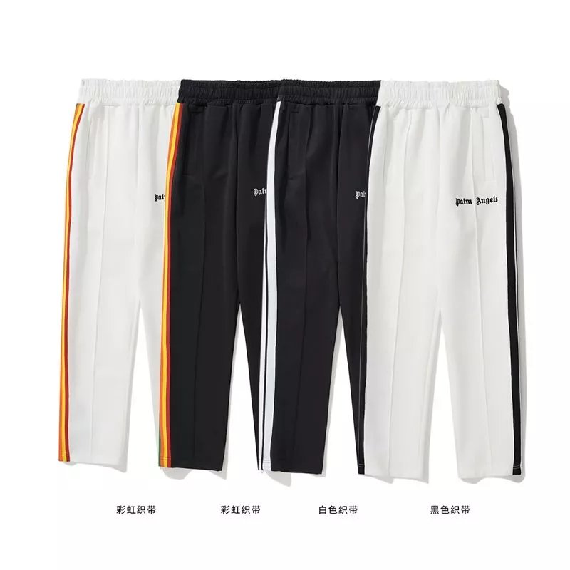 Palm Angels Letter Embossed Sweatpants