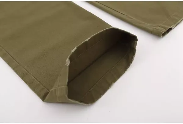 Palm Angels Logo Waistband Pants Army Green - 13