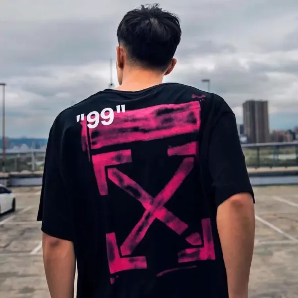 Off-White Arrow Print T-Shirt White - 4