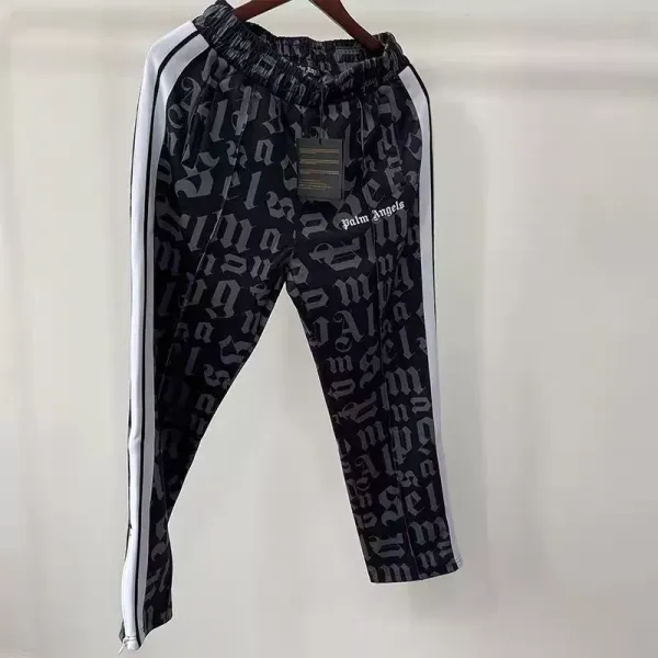 Palm Angels Track Pants Light Blue with White Side Stripe Pants - 51