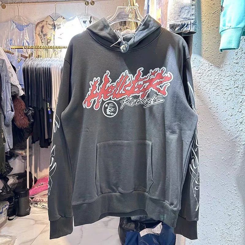 Vintage Distressed Hoodie Pink photo 3