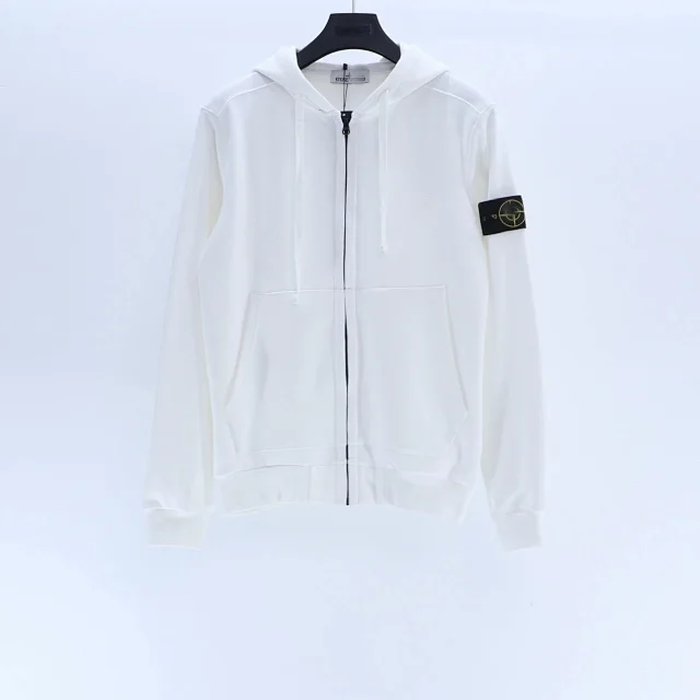 Stone Island Hoodies & Sweatshirts Crewneck sweatshirt with compass sleeve badge product detail image 20