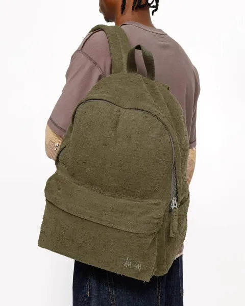 Stussy Mini Backpack Camo Print Casual Backpack - 19