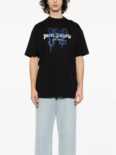 Palm Angels Teddy Bear Print Black T-Shirt - 22