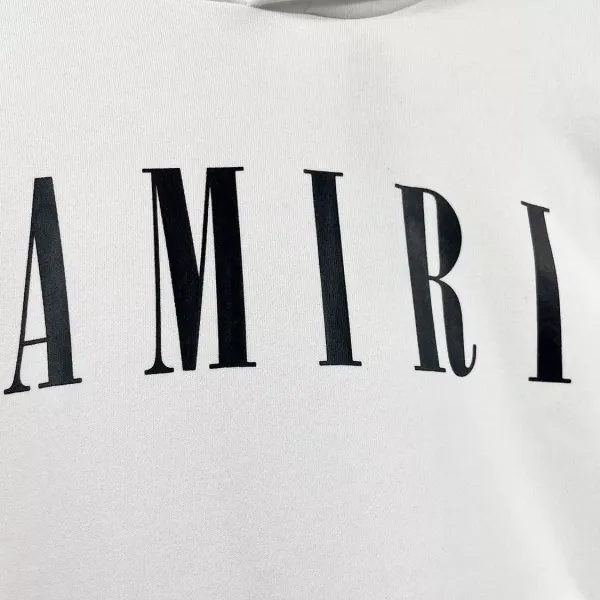 Amiri Logo Hoodie Navy Blue - 14