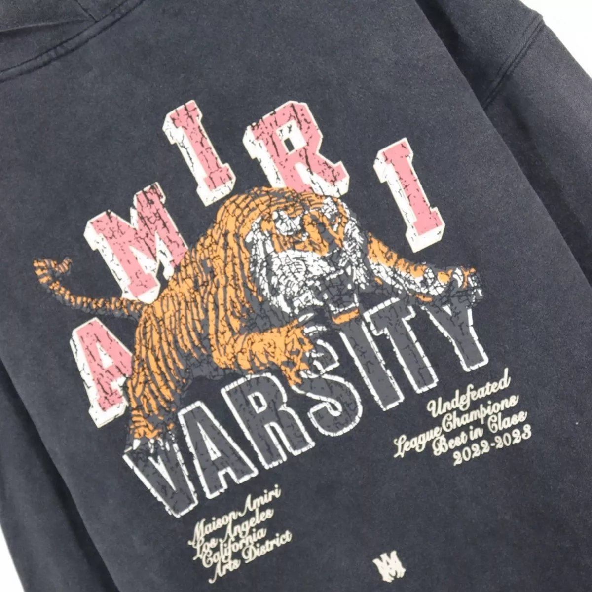 AMIRI Vintage Tiger Distressed Hoodie photo 5