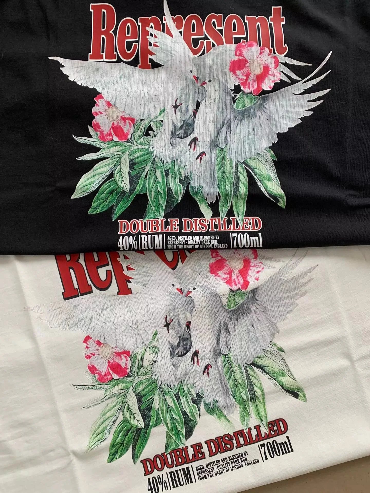 Represent Manchester City Inspired Graphic T-Shirt Off-White - 10