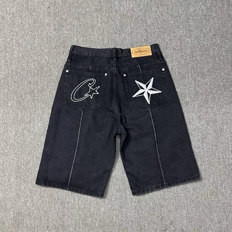 Corteiz Star Embroidered Denim Shorts photo 4