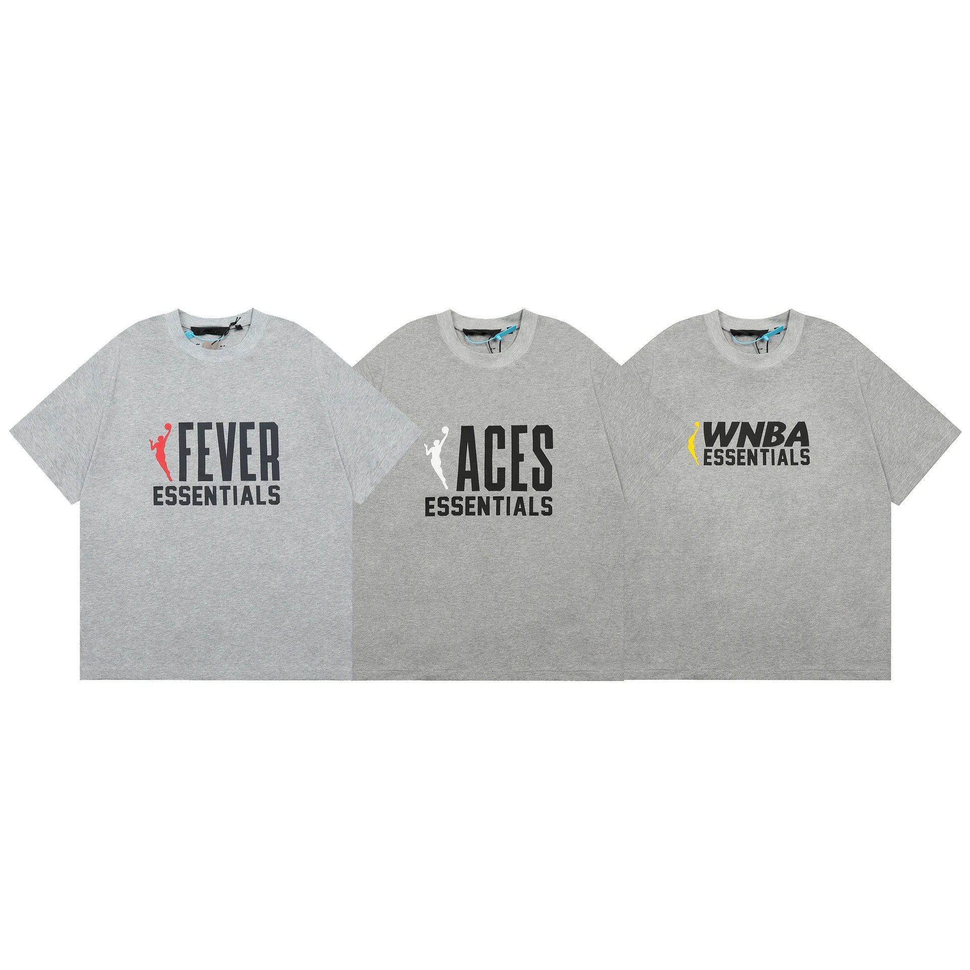 NBA Essentials Gray Black Graphic Tee
